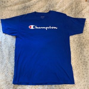 blue Champion tee